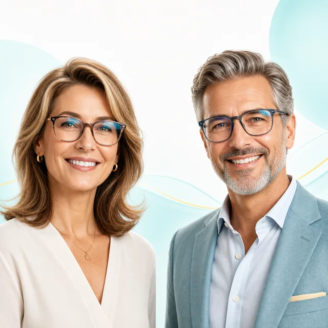Avatar personalizado usando óculos